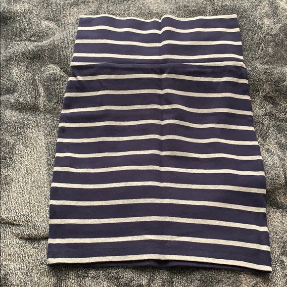 Navy blue and gray bandage mini - Picture 1 of 2